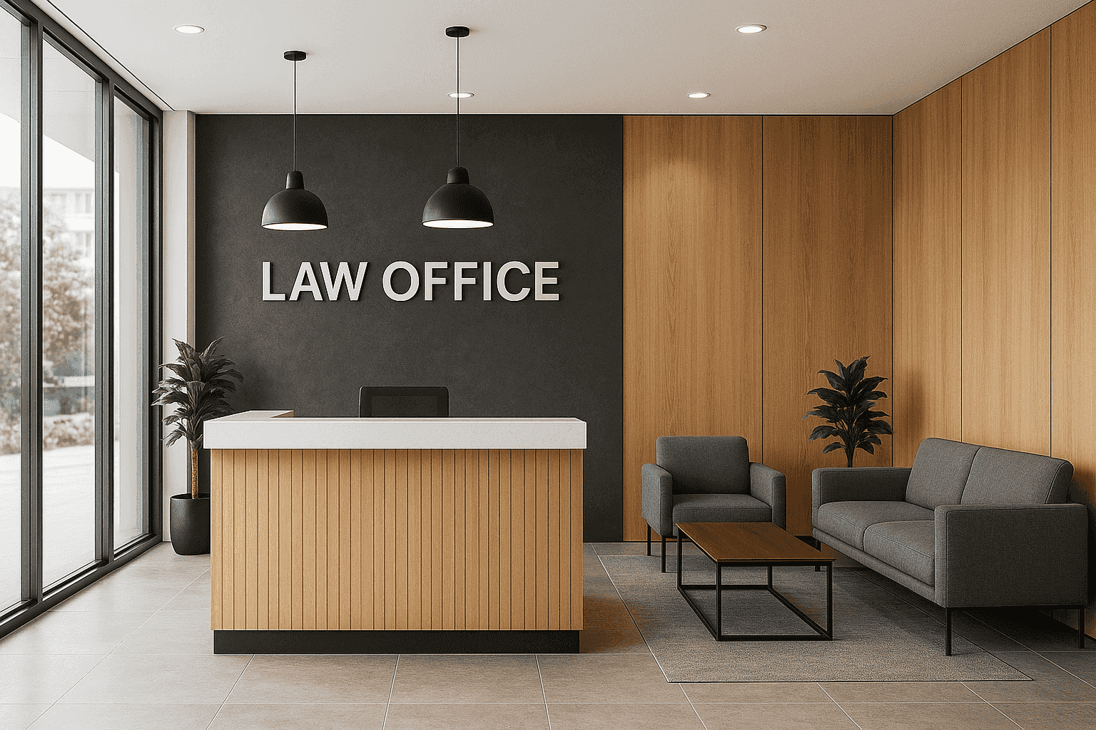 Reception area of Caribbean Legal Solutions
